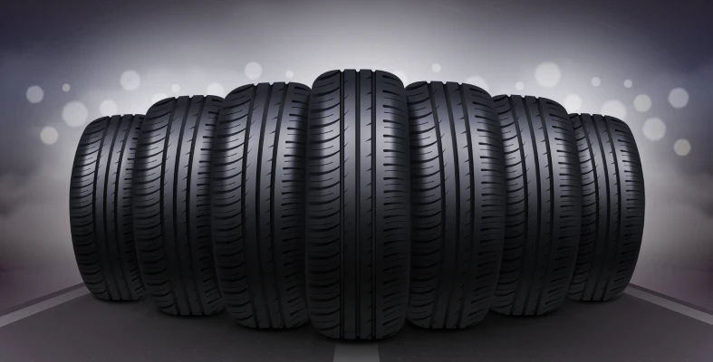 Ashoka Car tyre Banner